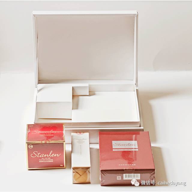 化妆品礼盒内结构设计