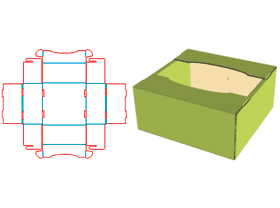  翻盖盒,两边翻翻盖盒,包装纸箱设计,彩盒卡纸盒,瓦楞纸箱,运输纸箱,水果包装纸箱,堆码