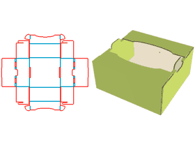  翻盖盒,两边翻翻盖盒,包装纸箱设计,彩盒卡纸盒,瓦楞纸箱,运输纸箱,水果包装纸箱,堆码