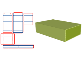 书型翻盖精品盒