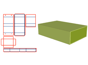 书型翻盖精品盒