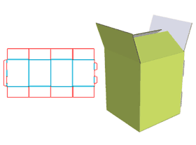  纸箱（英文 carton或hard paper case）：是应用最广泛的包装制品，按用料不同，有瓦楞纸箱、单层纸板箱等，有各种规格和型号。