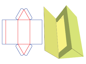 三菱柱形图形制作图片