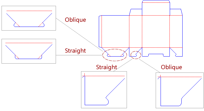 参数化盒型设计之下拉选项-锁底插翼变形